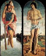 Giovanni Bellini Polyptych of S. Vincenzo Ferreri painting